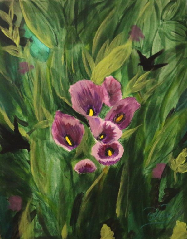 Purple Lilies